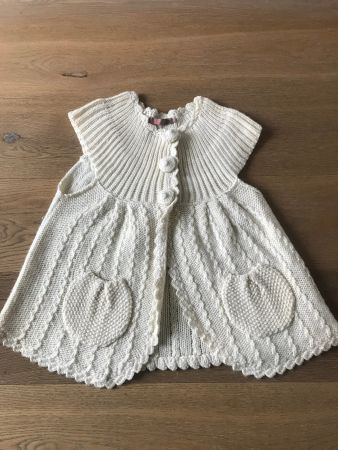 Saint Tropez Strickweste Creme Grösse M