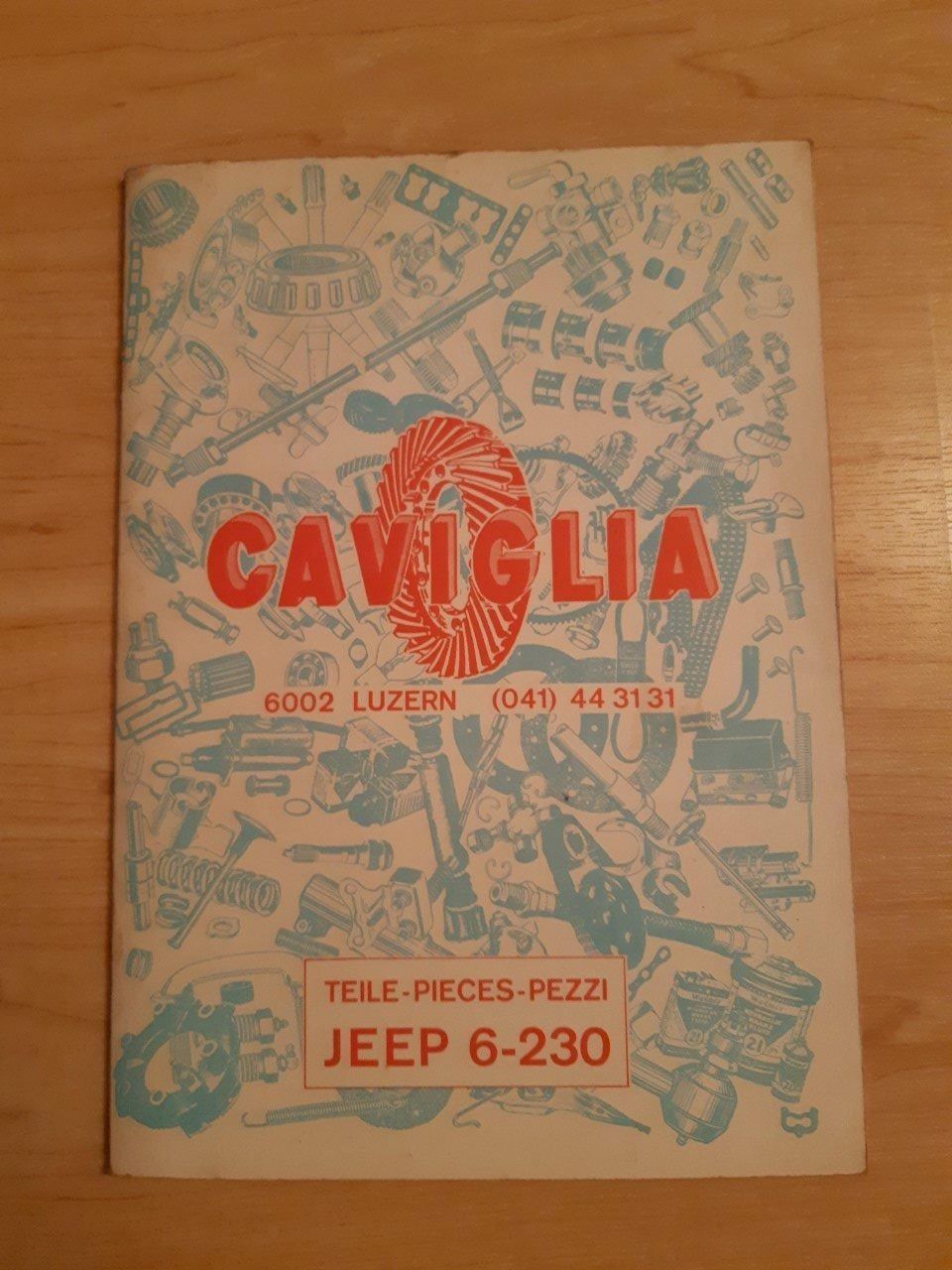 Automobili: Caviglia Oldtimer Jeep 6-230 Teileliste – Usato da Dürnten venduto da Bachtel84