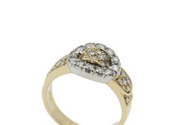 Brillant Ring mit 0.8ct in 18K Gelbgold *S3312