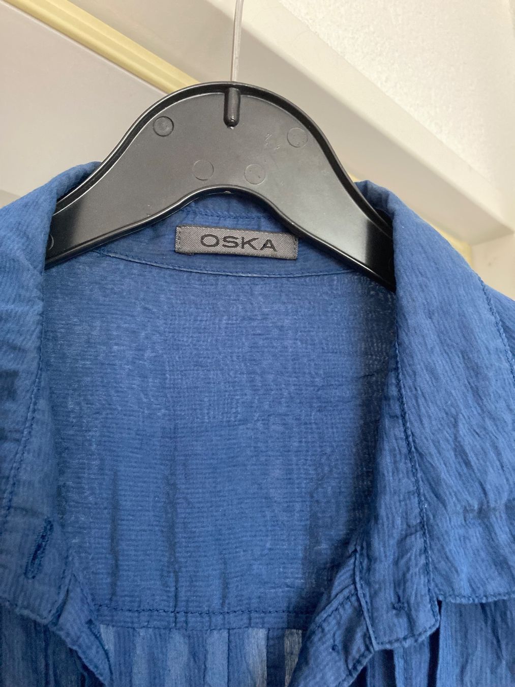Oska Camicette: Oska Bluse/Rock 4 Oversize blau – Usato da Fehraltorf venduto da mayalotto 2