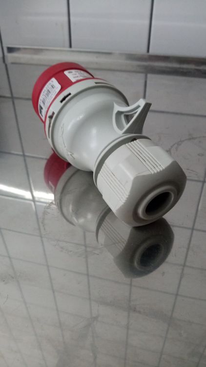 PCE Anbau-Steckdose IP44 Rot – 105-0rw, Nach VDE0620-1, Für Den Außenbereich