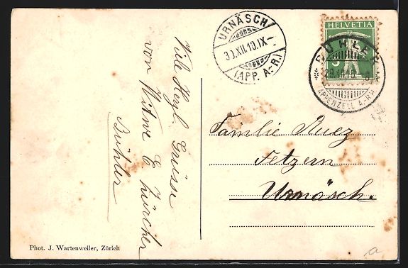 Cartoline postali: Bühler, Ortsansicht mit Kirche aus der  – Usato da Berlin venduto da bartko-reher 1