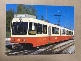 AK Bahn Doppeltriebwagen der Forchbahn Zürich