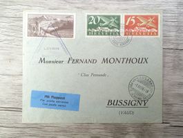 TR52 Enveloppe + Timbre Suisse 1926