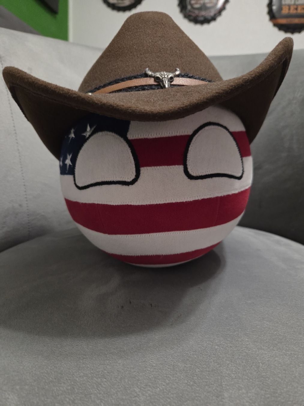 Bambole: Peluche Usa  + Chapeau cowboy – Nuovo (secondo la descrizione) da Onex venduto da GarageCollector
