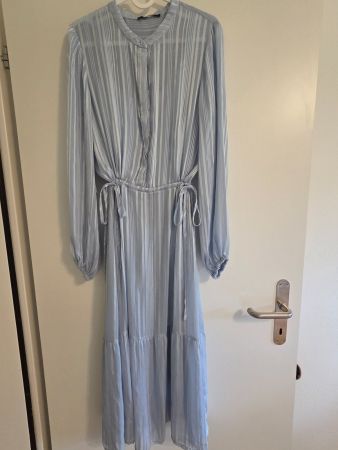 Bruuns Baazar, Damen Kleid hellblau gestreift