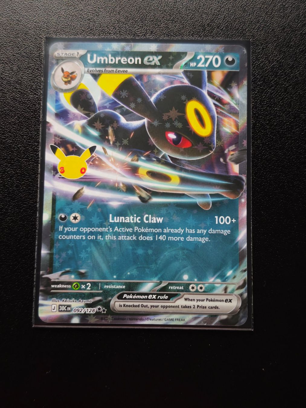 Pokémon Carte collezionabili: Umbreon Pokémon 30 celebration EN – Usato da Zürich venduto da lll_2km8