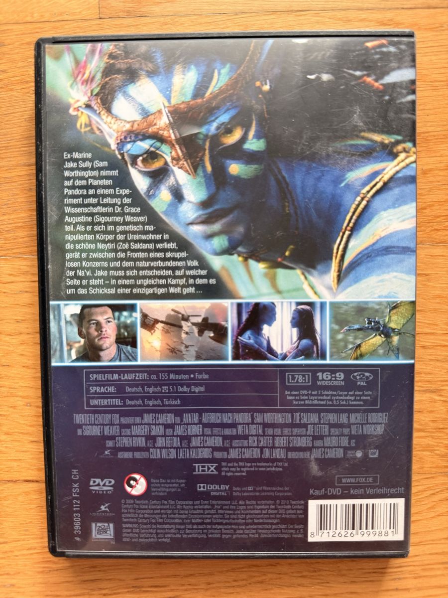 Alle DVDs: Avatar Aufbruch nach Pandora - DVD – Gebraucht aus Kölliken von nerdorado 1