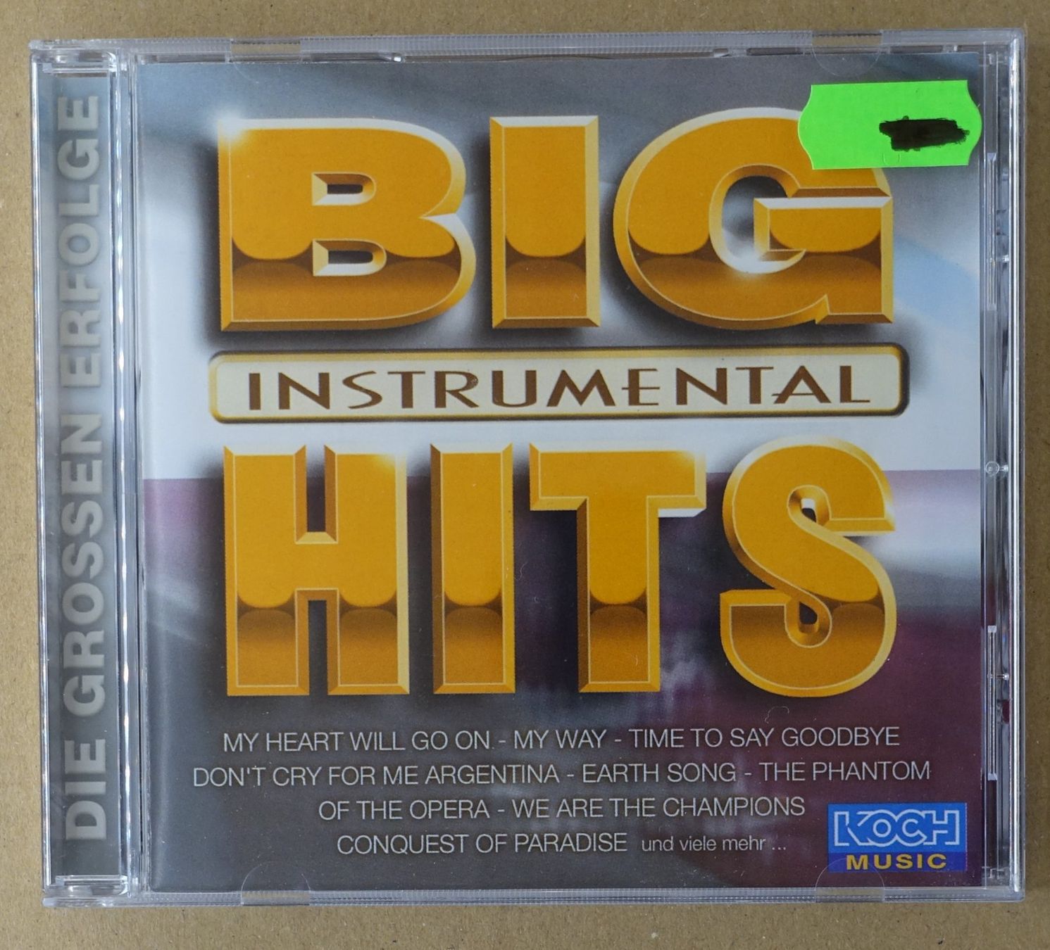 CD: Big Hits Instrumental - F28 – Usato da Sessa venduto da fraenklishop