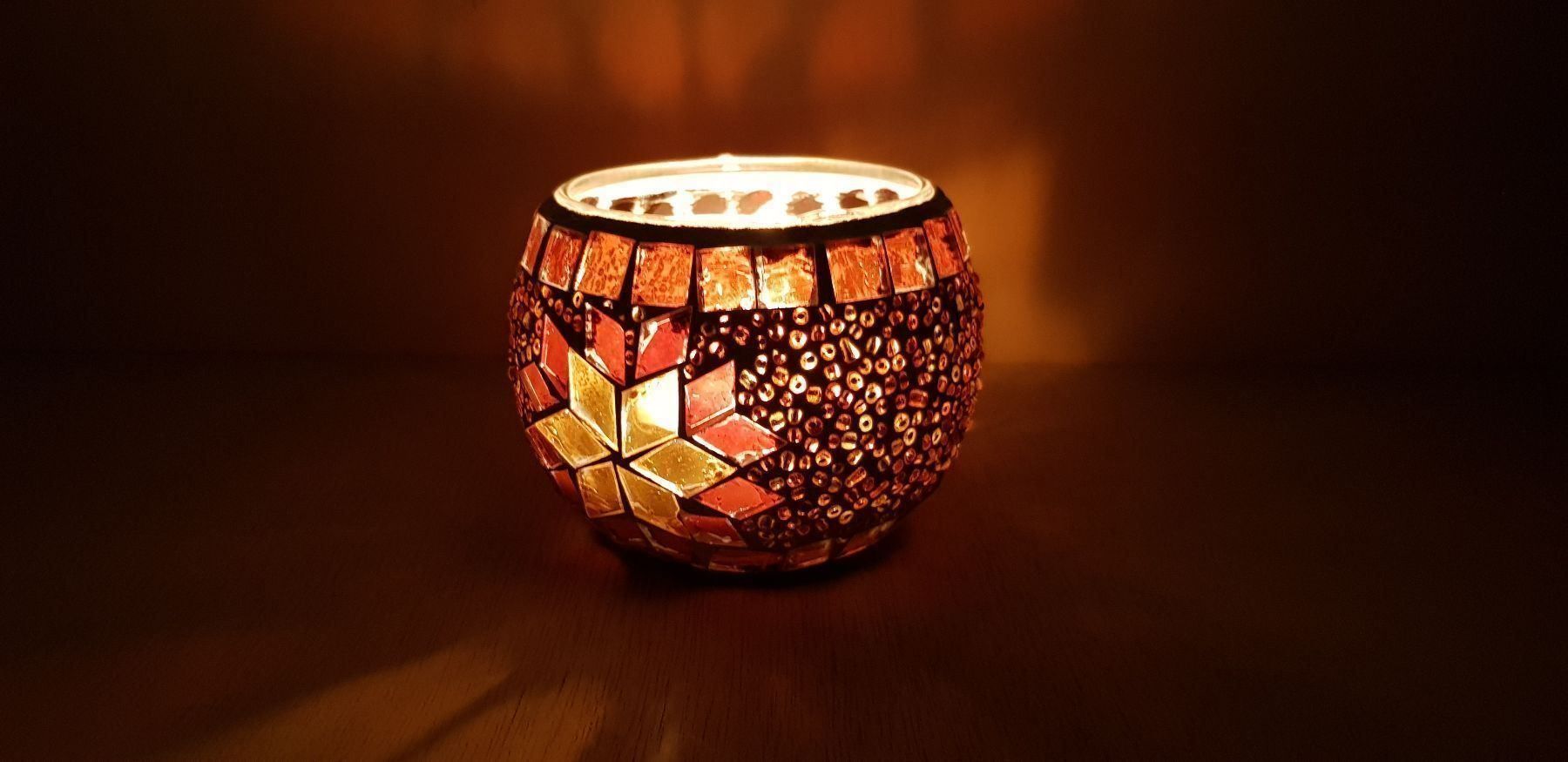 Kerzenständer: Windlicht Mosaik – Neu und originalverpackt aus Kirchberg SG von PharaoShop 1