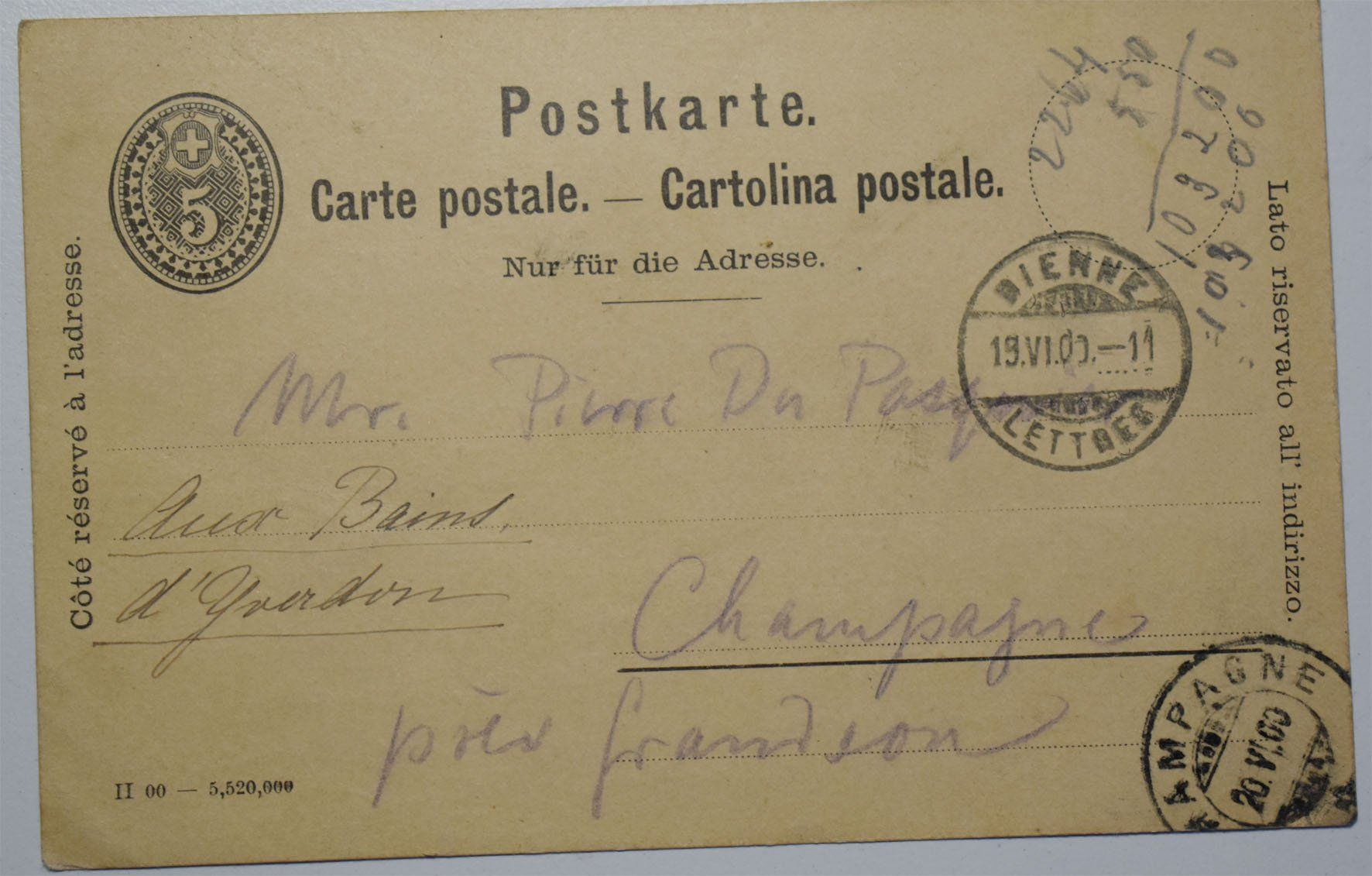 Cartoline postali: Cartes correspondances anciennes – Usato da Petit-Lancy venduto da Pimose 6