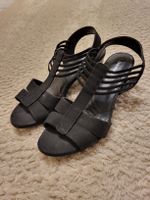 Schwarze Graceland Sandalen, Absatz, Grösse 37