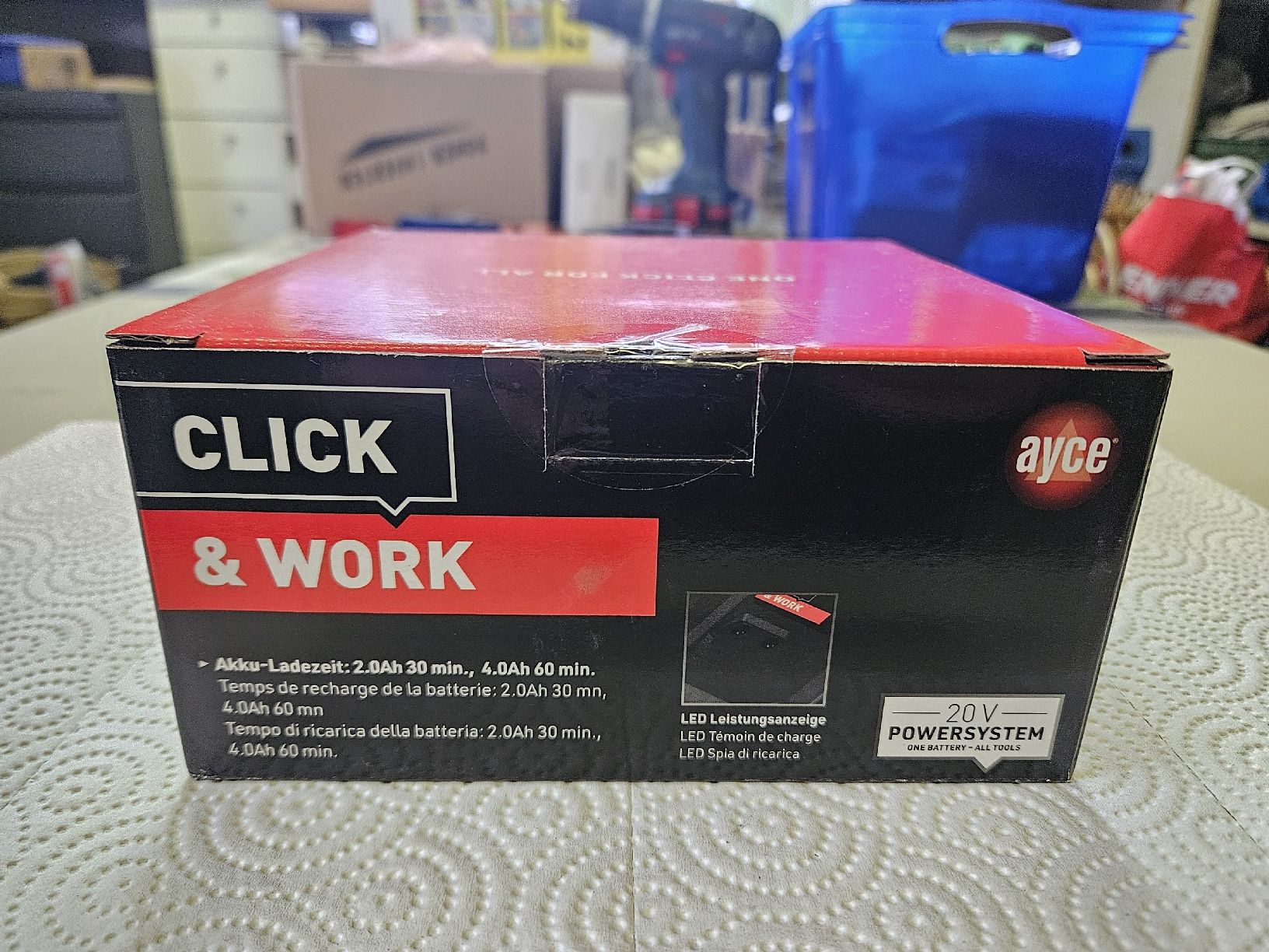 Caricabatterie: Ladegerät Ayce Click&Work 20V - Neu ! – Nuovo (secondo la descrizione) da Oberburg venduto da znas 1