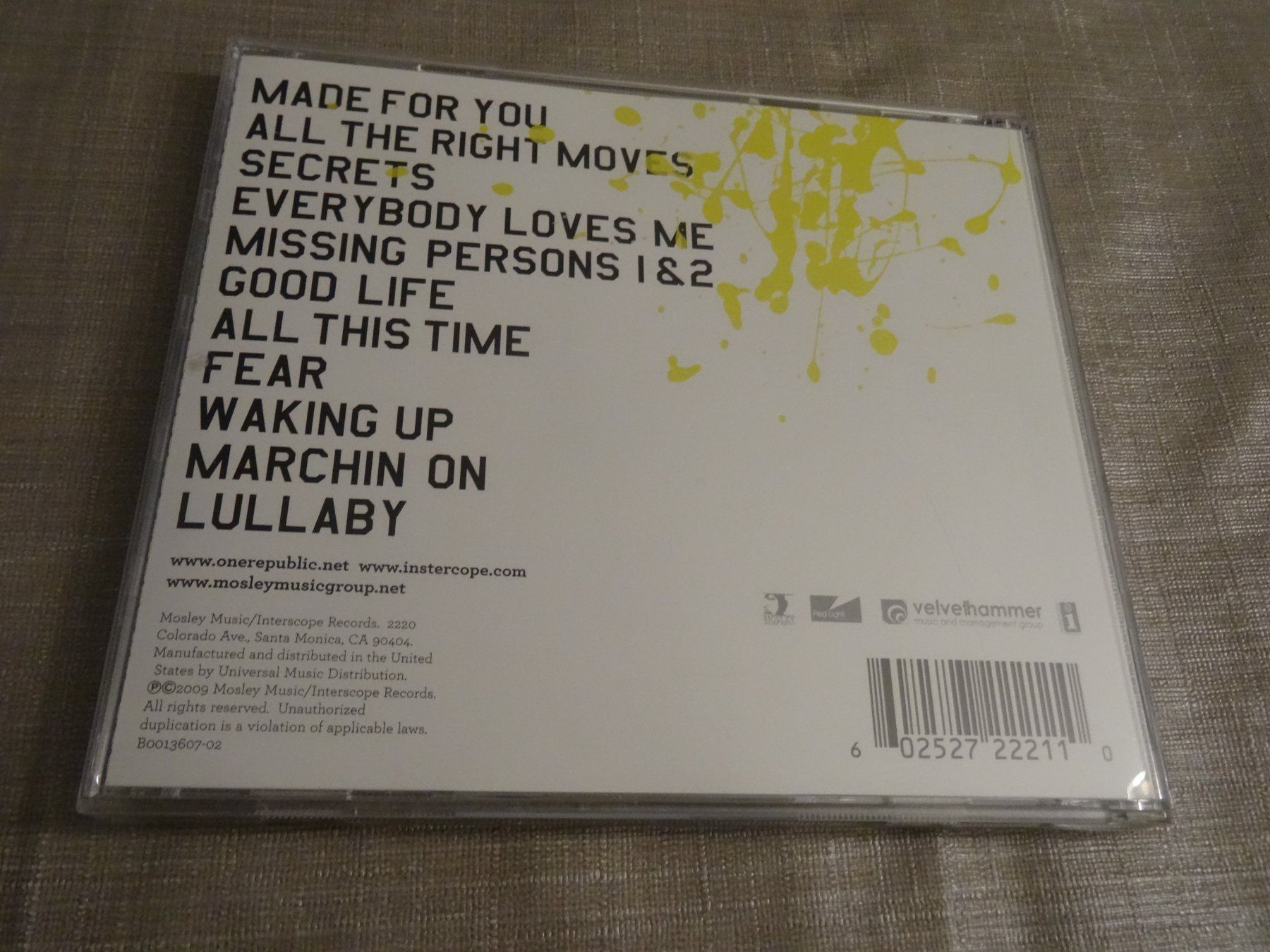 CD: OneRepublic - Waking Up CD – Usato da Olten venduto da Disc-Ausverkauf 1