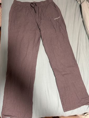 Hosen Alprausch Damen Grösse XL Grau Leinen/Baumwolle
