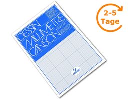 Millimeterpapier, DIN A4, 90 g, 12 Blatt