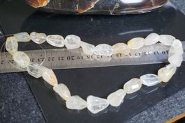 Topas  Natur  Nugget   Strang  TOPSTONE schmuck Strang