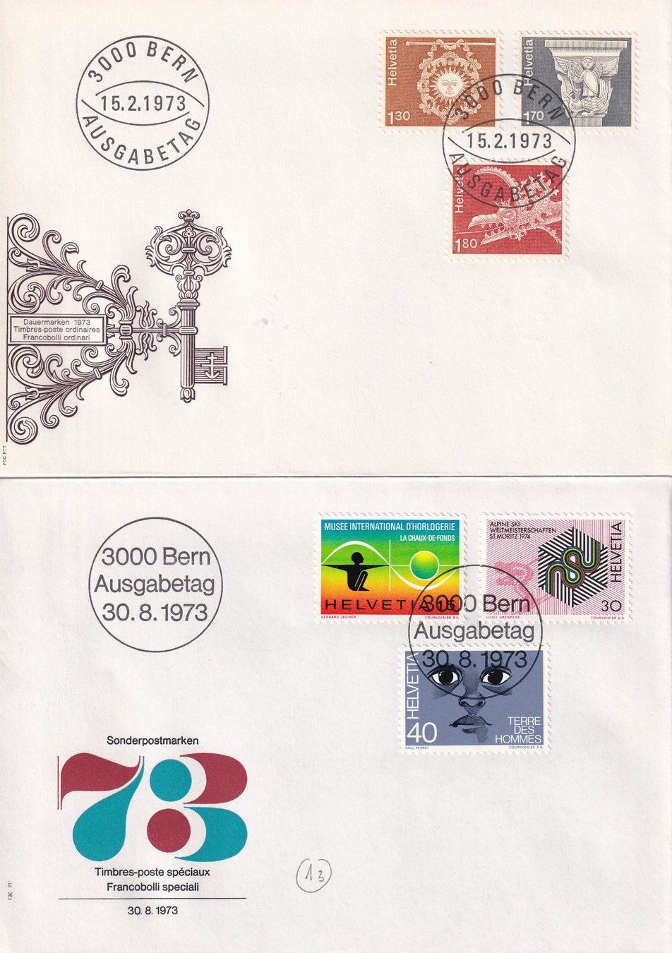 Tutti i francobolli: Lot 8 Briefe FDC 1973 - 1974 – Usato da Rossa venduto da becky05 1