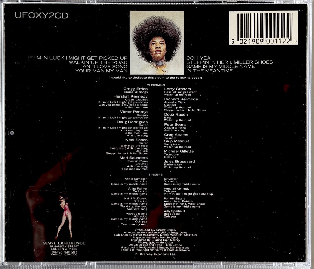 CD: CD Betty Davis - Betty Davis – Usato da Zürich venduto da tomakomai 1