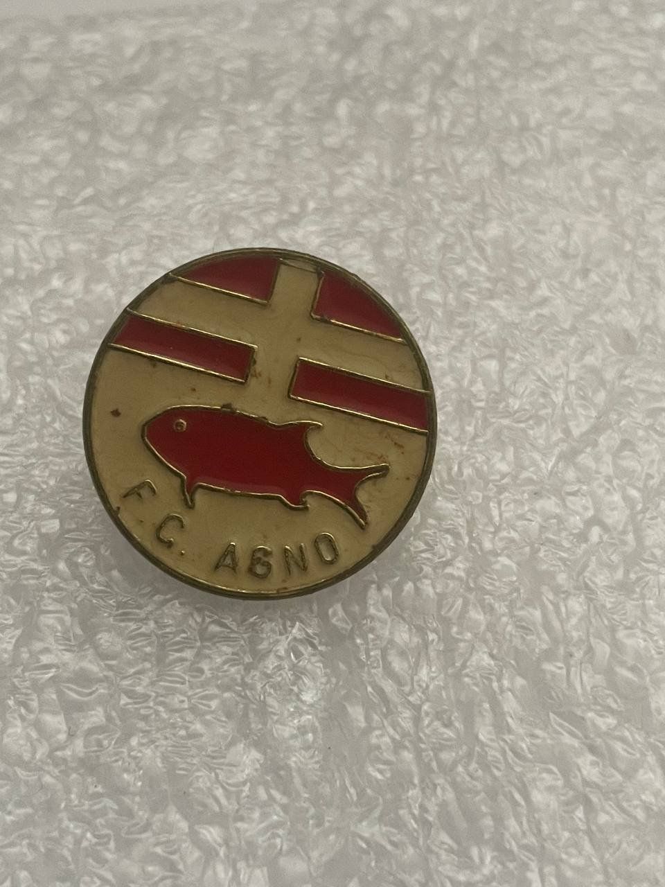 Plaketten & Abzeichen: 206. Pin - FC Agno – Gebraucht aus Luzern von Irek