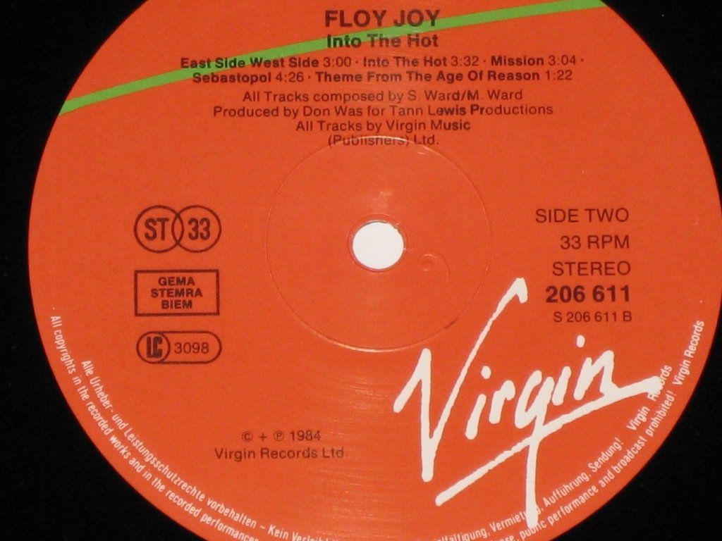Dischi in vinile: LP - FLOY JOY - INTO THE HOT – Usato da Steckborn venduto da Quo7 2