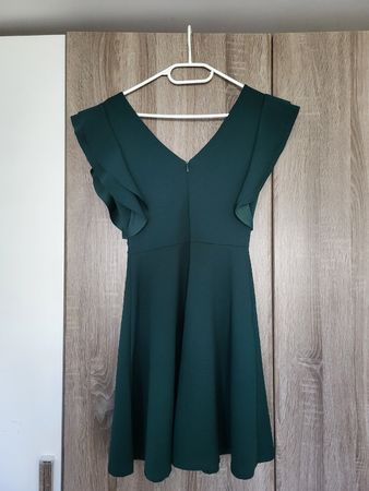 Dunkelgrünes Cocktailkleid, Wal G, Gr. S