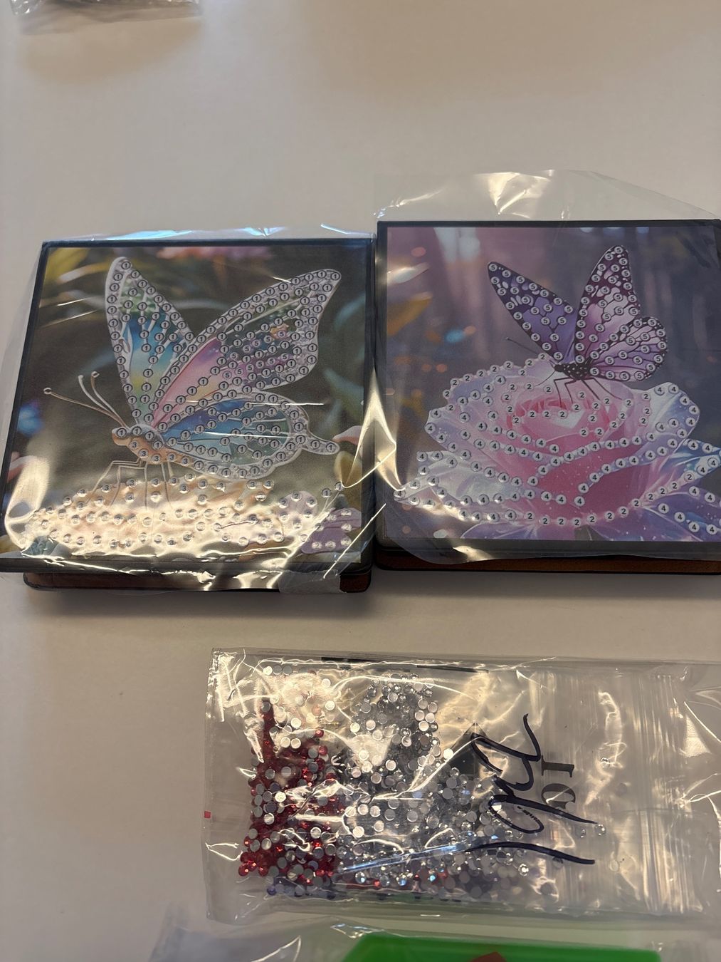 Kit bricolage: Diamont Paiting 2x Notizzettelbox – Nuovo (secondo la descrizione) da Amriswil venduto da SCHLOSSGEISTLI