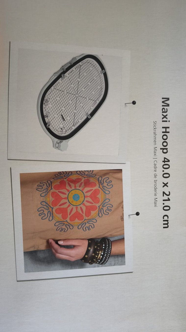 Bernina Stickrahmen: Bernina Maxi Hoop 40 x 21  cm – Neu (gemäss Beschreibung) aus Möhlin von Lewmiszkin
