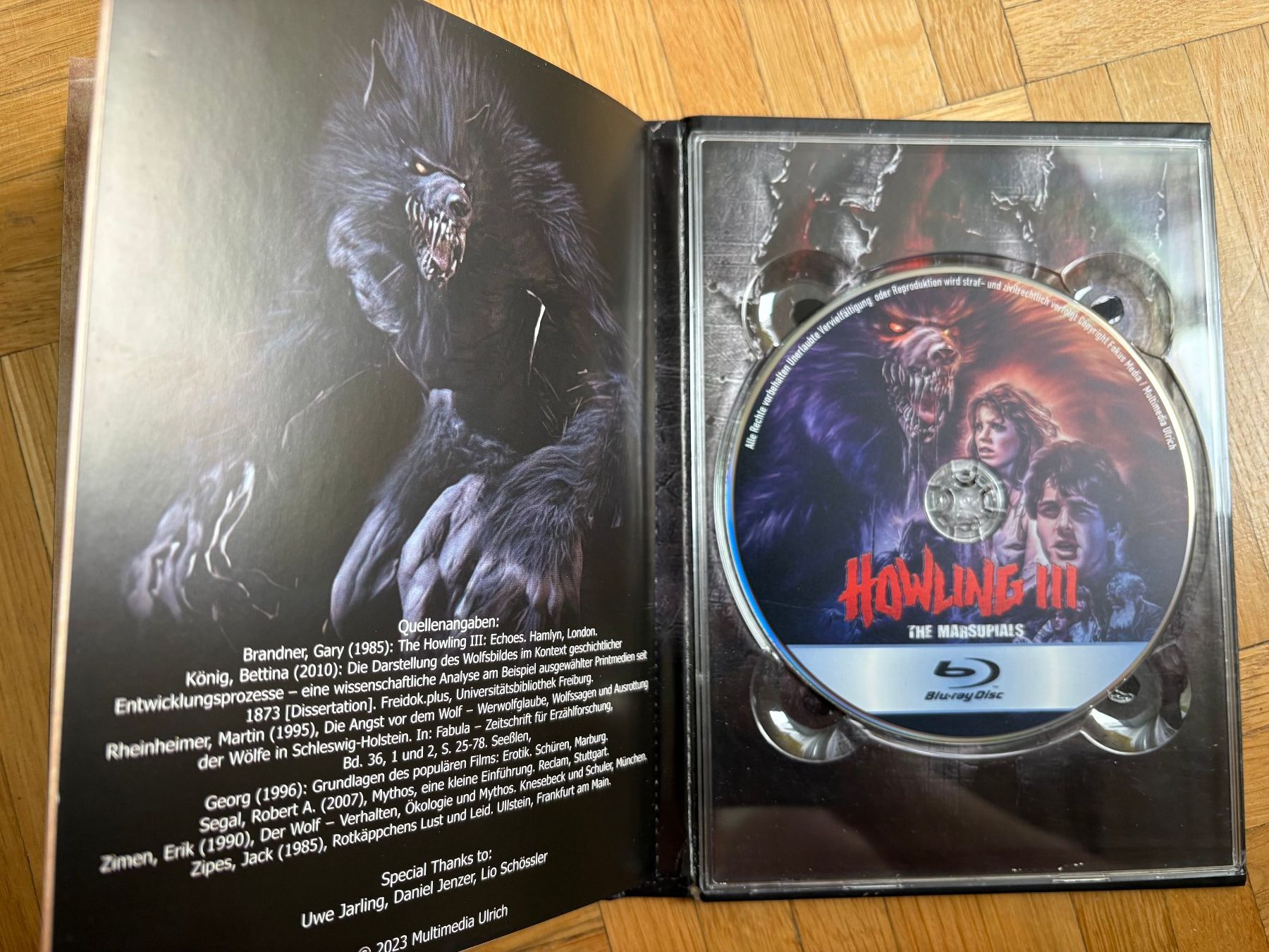 Tutti i DVDs: Howling III - Mediabook Cover D - Blu-ray + DVD – Nuovo (secondo la descrizione) da Zürich venduto da Malcom 3