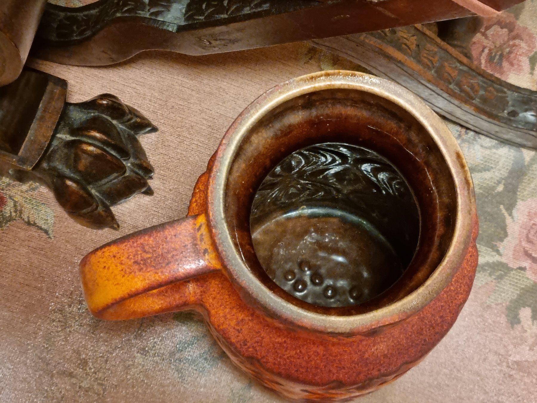 Vasi & Recipienti: Grosse Scheurich Fat Lava Bodenvase 70er – Usato da Scharnachtal venduto da devin03 6