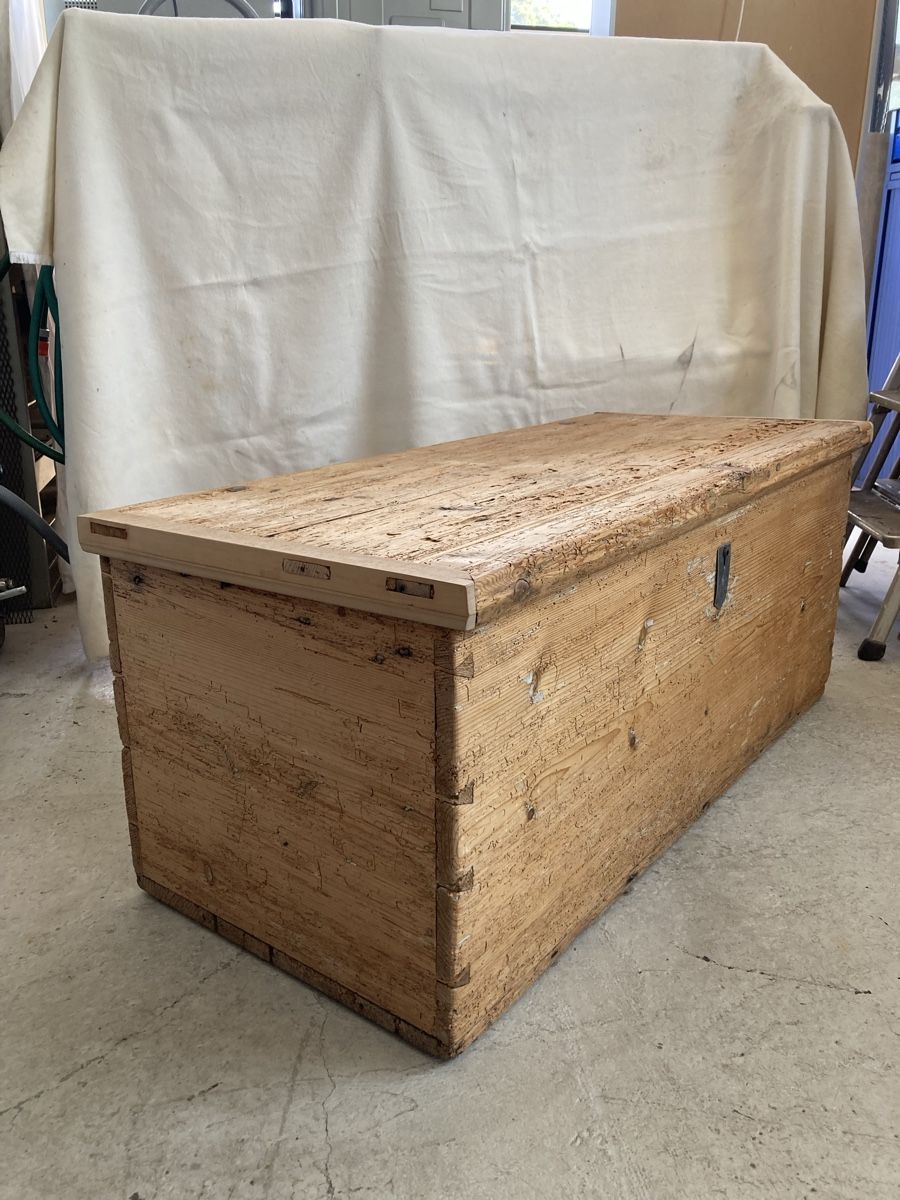 Truhen: Antike Holztruhe hellholz Tannenholz  – Gebraucht aus Boll von Jopp1 1
