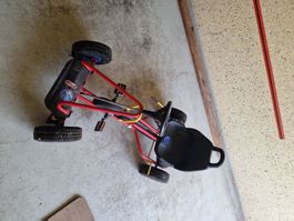 Kinder Go-Kart rot schwarz mit Pedalen gebraucht