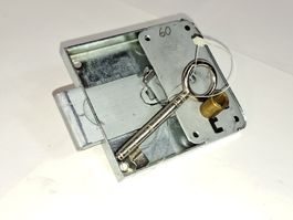 1 Möbelschloss ESA normal mit Schlüssel, DM6cm (LOT556#MBS3)