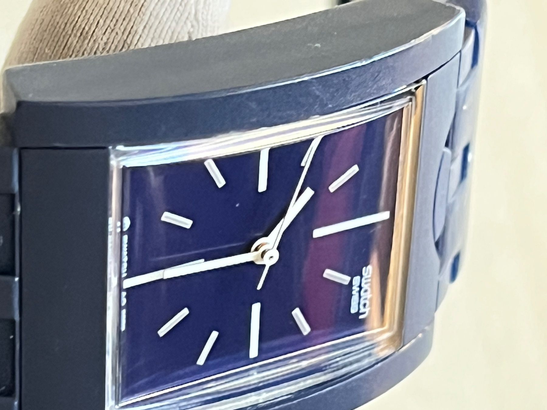 Swatch Orologi: Swatch  Unisex Uhr, Dunkelblau – Usato da Grenchen venduto da chththl 6
