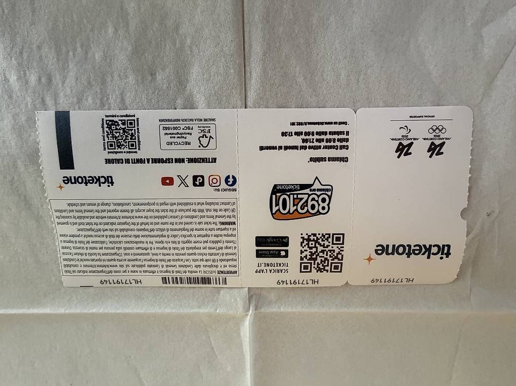 Tazze: Moto GP Tiket Mugello 2026 – Usato da Mülligen venduto da MV750 1