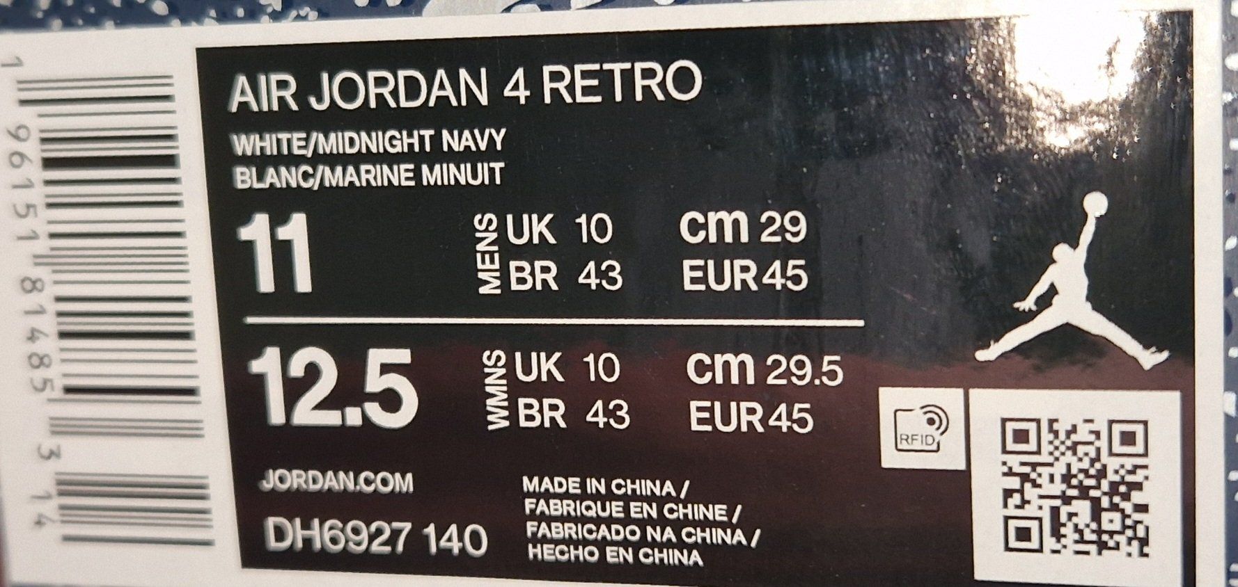 Jordan Scarpe da uomo: Jordan 4 Retro Midnight Navy – Usato da Zürich venduto da iAmmann 4