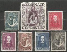 7 Timbres de 1947/50 ( Luxembourg )