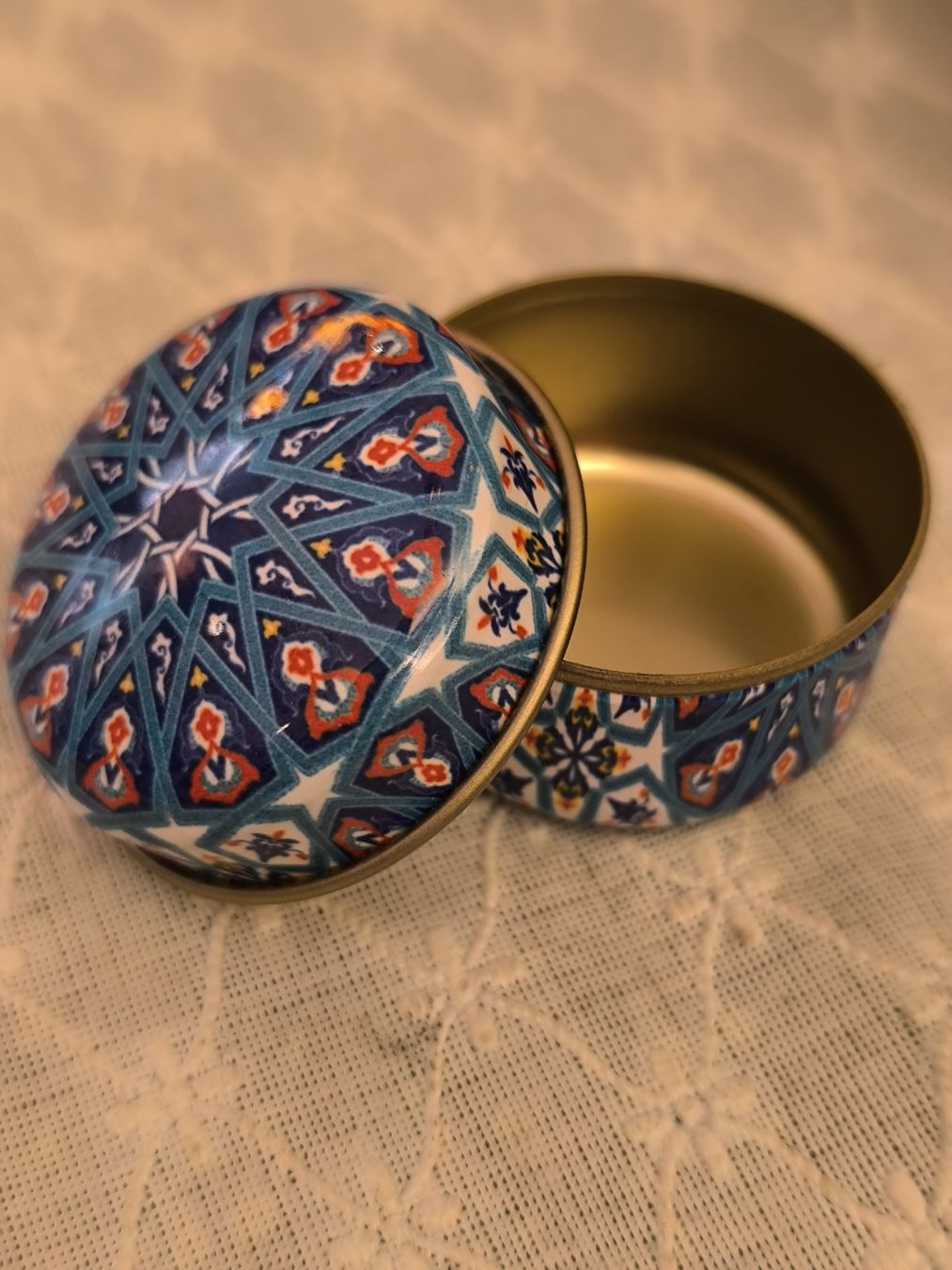 Tutte le decorazioni: Dekorative Dose mit orientalischem Muster, Vintage Style – Nuovo (secondo la descrizione) da Zürich venduto da gobel 1