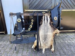 sehr seltenes Appenzeller Lediwagen-Pferdegeschirr
