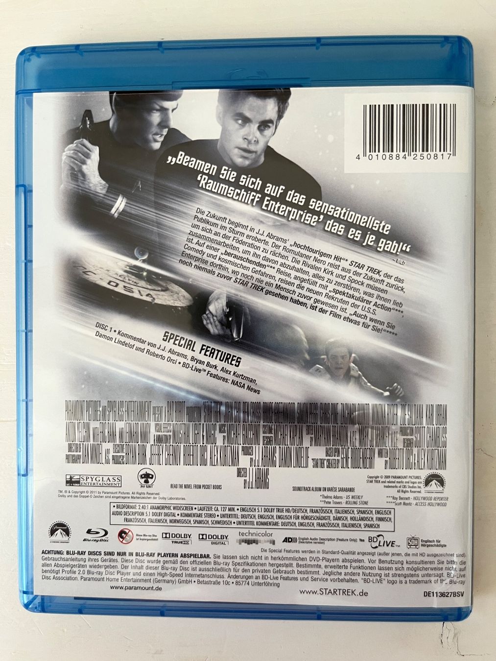 Tutti i DVDs: Star Trek Blu-ray 📀 – Nuovo (secondo la descrizione) da Sierre venduto da black.box 1