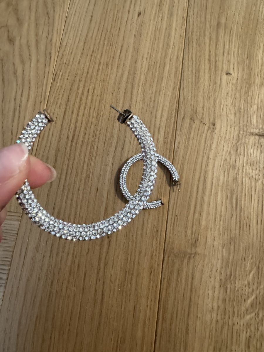 Orecchini pendenti & Orecchini a lobo: Funkelnde Creolen Ohrringe - Elegante Glitzer Hoops – Nuovo (secondo la descrizione) da Zürich venduto da milenaxx 2