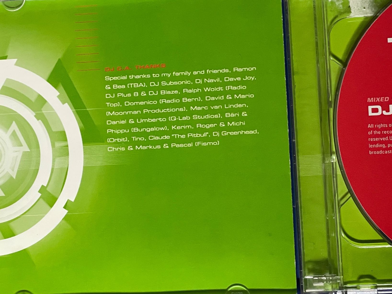 CDs: Trance 2003 DJ CA + DVD - RAR – Gebraucht aus Muri b. Bern von AdidasCollector 3