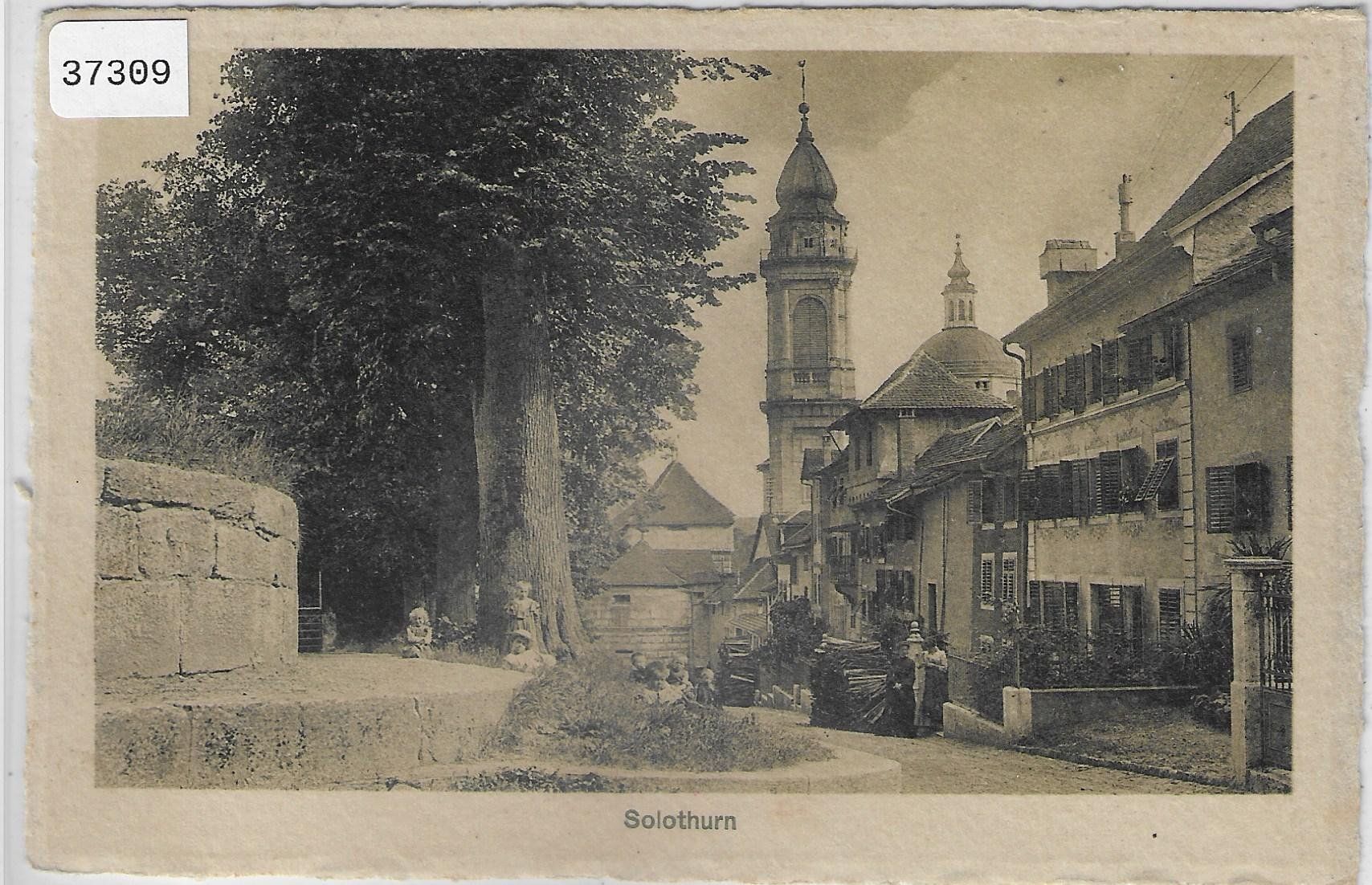 Cartoline postali: Solothurn - Stadtpartie - animee belebt – Usato da Ettingen venduto da Kartenplanet