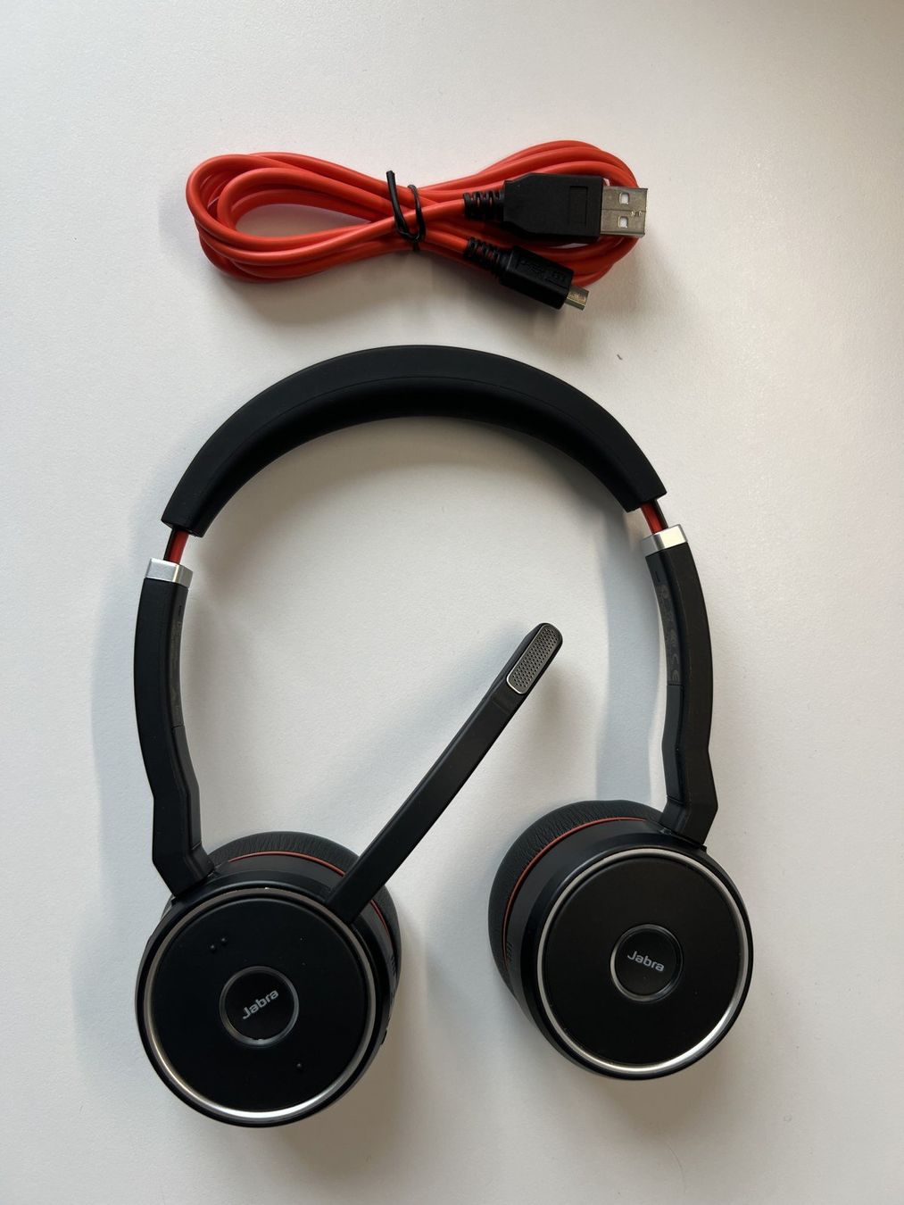 Jabra Cuffie: Jabra Evolve 75 MS Stereo + Ladestation + Link 370 – Usato da Zürich venduto da Kollege7 4