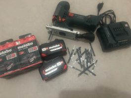 Metabo 18V Stichsäge Set mit 2x 4Ah Akku u. Ladegerät