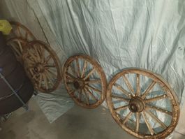 Holz Wagenräder