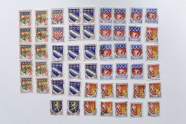 Lot Timbres Armories France