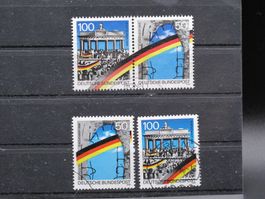 BRD 1990 Deutsche Einheit  I & II gest