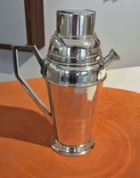 Cocktail Shaker versilbert, Art Deco, Saglier Freres