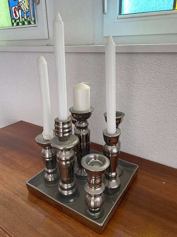 Portacandele: KARE Design Kerzenständer 7-armig – Usato da Gelterkinden venduto da RemoViscardi 1